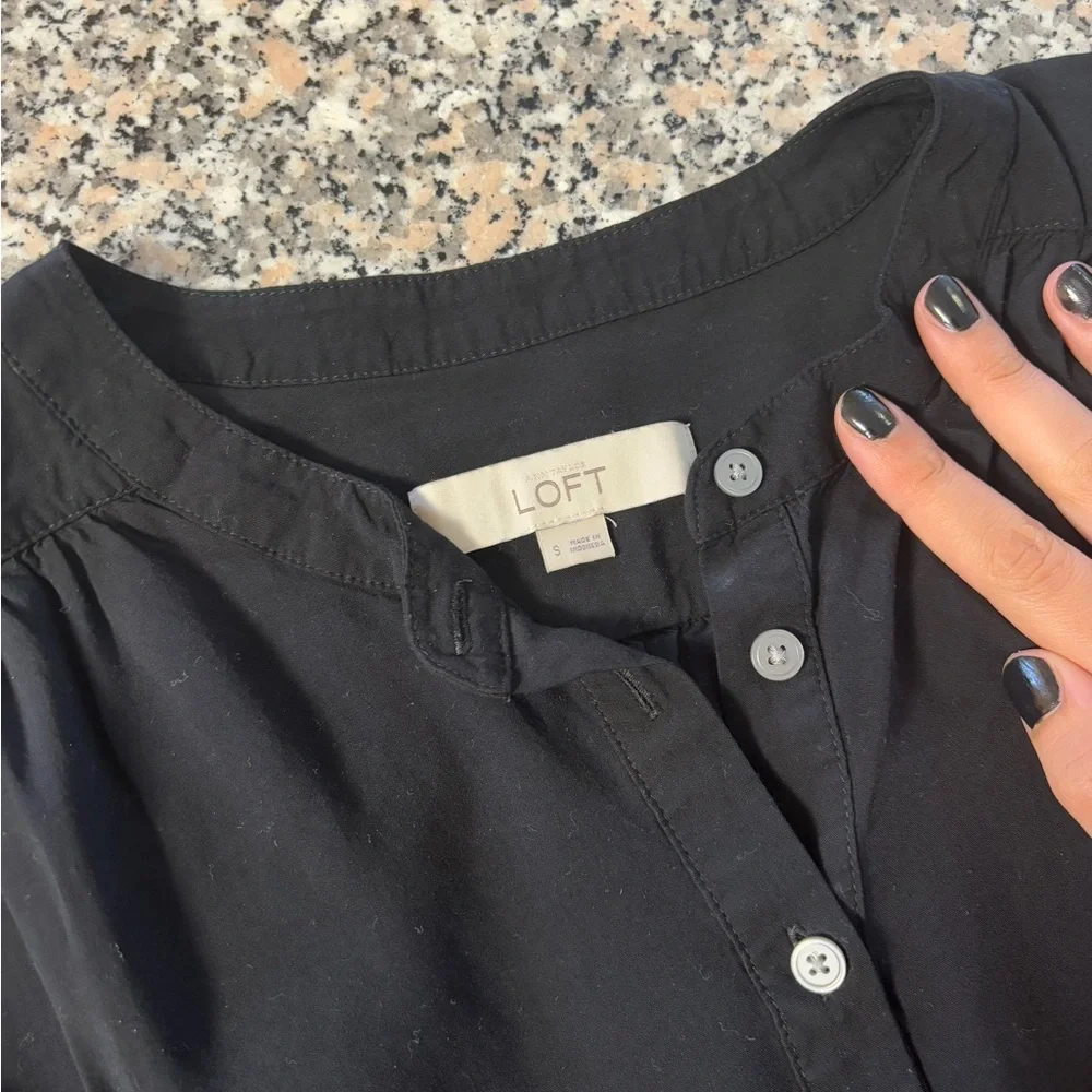 Black LOFT Blouse – Size S